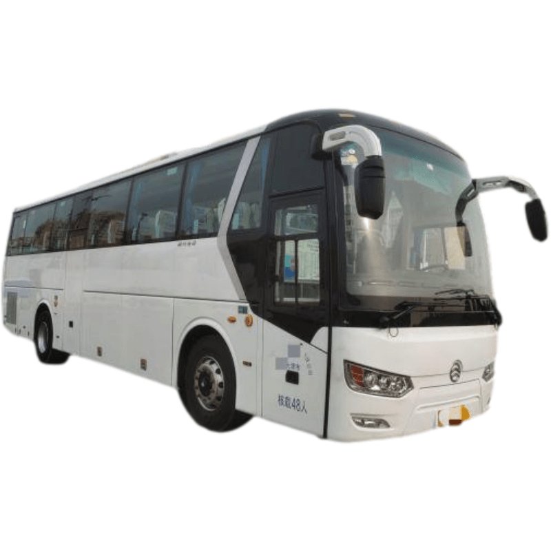 Hot Products Used Coach Bus Diesel Engine Used Buses for Sale 48 Seats 2018 Double Door Left Hand Drive in China